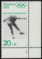 681 Olympische Spiele 20+10 Pf Eiskunstlauf ** FN1 - Unused Stamps