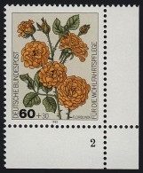 1151 Wohlfahrt Gartenrosen 60+30 Pf ** FN2 - Unused Stamps
