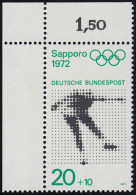 681 Olympische Spiele 20+10 Pf Eiskunstlauf ** Ecke O.l. - Unused Stamps