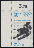 683 Olympische Spiele 50+25 Pf Eishockey ** Ecke O.l. - Unused Stamps