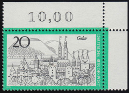 704 Fremdenverkehr Goslar ** Ecke O.r. - Unused Stamps