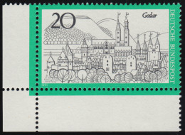 704 Fremdenverkehr Goslar ** Ecke U.l. - Unused Stamps