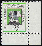 710 Wilhelm Löhe ** Ecke U.r. - Unused Stamps