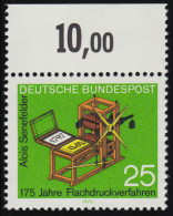 715 Flachdruckverfahren ** Oberrand - Unused Stamps