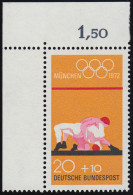 719 Olympische Sommerspiele 20+10 Pf Ringen ** Ecke O.l. - Unused Stamps