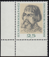 718 Lucas Cranach ** Ecke U.l. - Unused Stamps