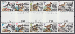 13-17 Guernsey-Alderney Jahrgang 1984 - Zwischenstegpaare, Postfrisch ** / MNH - Alderney