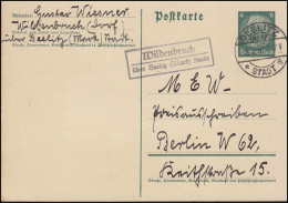 Landpost Wildenbruch über BEELITZ (MARK) STADT 18.5.36 Auf Postkarte Nach Berlin - Storia Postale