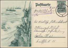 Landpost Ribbeck über NAUEN 4.1.38 Auf Sonderkarte Nach Berlin, Knittrig - Lettres & Documents