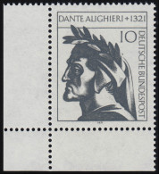 693 Dante Alighieri ** Ecke U.l. - Ongebruikt