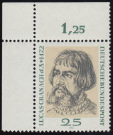 718 Lucas Cranach ** Ecke O.l. - Unused Stamps