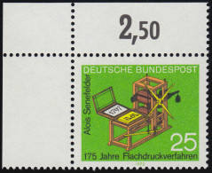 715 Flachdruckverfahren ** Ecke O.l. - Unused Stamps