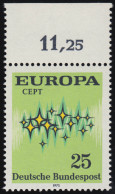 716 Europa 25 Pf Symbol ** Oberrand - Unused Stamps