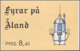 Aland Markenheftchen 1 Leuchttürme, ESSt 8.5.1992 - Aland