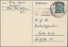 Landpost Vietzow über BAD POLZIN SSt Mineralbad 23.11.35 Auf Postkarte - Brieven En Documenten