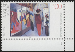 1618 Deutsche Malerei 100 Pf Macke ** FN1 - Unused Stamps