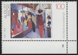 1618 Deutsche Malerei 100 Pf Macke ** FN2 - Unused Stamps
