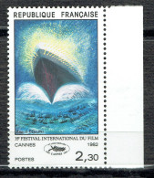 35ème Festival International Du Film à Cannes - Unused Stamps