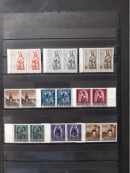 LIECHTENSTEIN 1954 1957 1958 MNH** (2×) 3 SETS / COT. YV. 2×98= 196 € - Verzamelingen