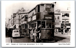 TRAMS At Tooting Broadway 13.5.1950 - Pamlin M19 - Buses & Coaches