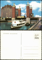 Ansichtskarte Duisburg Schwanentorbrücke, Fahrgastschiff, Großes Lager 1970 - Duisburg