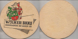 5003328 Bierdeckel Rund - Wölker Bräu, Laacher See - Beer Mats