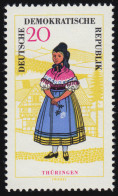 1078 Volkstrachten Thüringen 20 Pf Frau, ** Postfrisch - Unused Stamps