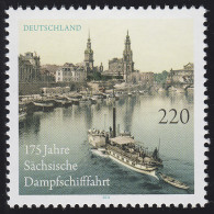 2871 Einzelmarke Aus Block 78 Sächsische Dampfschifffahrt, Postfrisch ** - Unused Stamps