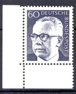 690 Heinemann 60 Pf Ecke Ul ** Postfrisch - Unused Stamps