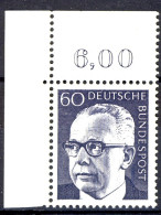 690 Heinemann 60 Pf Ecke Ol ** Postfrisch - Unused Stamps