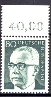 642 Heinemann 80 Pf Oberrand ** Postfrisch - Unused Stamps