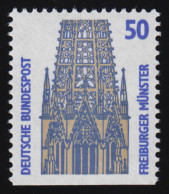 1340D V Sehenswürdigkeiten 50 Pf Freiburger Münster WEISSE Gummierung, ** - Unused Stamps