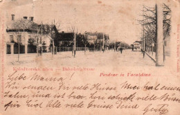 Kolodvorska Ulica, Bahnhofstrasse, 1901?, Pozdrav Iz Varaždina, Varaždin, Kolodvor, Bahnhof, Eisenbahn, C. Trampus - Croatie