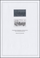 Schwarzdruck Aus Jahrbuch 2013 Sonnentempel Bayreuth Mit Hologramm SD 36 - Variétés Et Curiosités