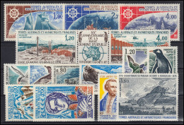 Antarktis Französisch - 98-112 Jahrgang 1976 Kpl., Postfrisch / MNH ** - Altri & Non Classificati
