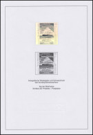 Schwarzdruck Aus JB 2010 Tag Der Briefmarke - Postplakat Mit Hologramm SD 33 - Variétés Et Curiosités