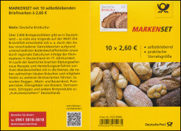 110 MH Deutsche Brotkultur, Postfrisch ** - 2011-2020