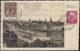 Ansichtskarte Bremen Gesamtansicht, MiF BREMEN 5 - 15.11.35 N. Gallarate/Italien - Unclassified