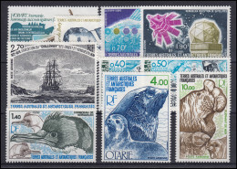 Antarktis Französisch - 126-135 Jahrgang 1978/79 Kpl., Postfrisch / MNH ** - Autres & Non Classés