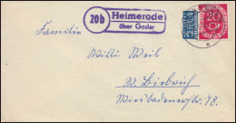 Landpost-Stempel Heimerode über Goslar, Brief GOSLAR Vom März 1953 - Sonstige & Ohne Zuordnung