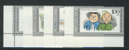 1455-1458 Jugend Max Und Moritz 1990, Ecke U.l. Satz ** - Unused Stamps