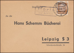 Landpost Hörle über Arolsen, Bücherei - Bestätigung, AROLSEN 1.10.35 - Lettres & Documents