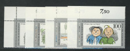 1455-1458 Jugend Max Und Moritz 1990, Ecke O.l. Satz ** - Unused Stamps