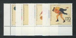 1499-1502 Sporthilfe 1991, Ecke U.l. Satz ** - Unused Stamps