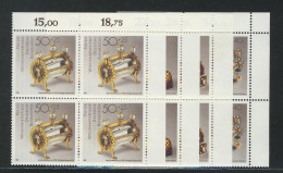 1383-1386 Wofa Schmiedekunst 1988, E-Vbl O.r. Satz ** - Unused Stamps