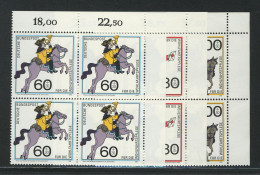 1437-1439 Wofa Postbeförderung 1989, E-Vbl O.r. Satz ** - Neufs
