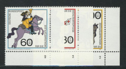 1437-1439 Wofa Postbeförderung 1989, FN 2 Satz ** - Ungebraucht
