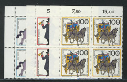 1437-149 Wofa Postbeförderung 1989, E-Vbl O.l. Satz ** - Unused Stamps