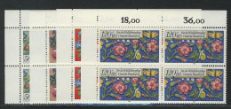 1259-1262 Wofa Miniaturen 1985, E-Vbl O.l. Satz ** - Unused Stamps