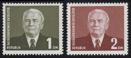 342-343 Pieck, Wasserzeichen 2, Satz Postfrisch ** - Unused Stamps